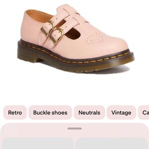Dr Martens blush pink Mary Janes